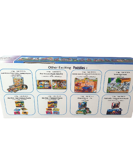 Alphabet Train English Floor Puzzle - 260cm Back Box