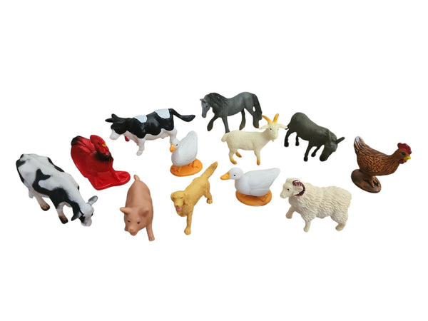 Animal Set 12 Pieces - Farm Animals
