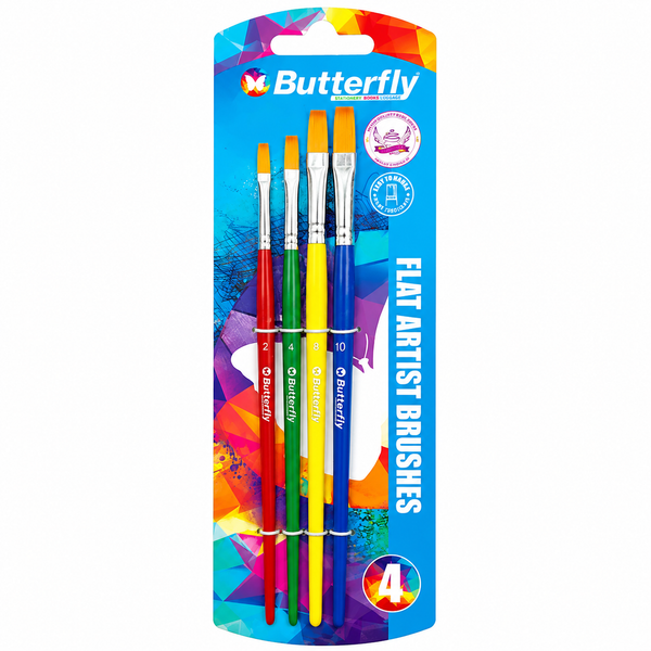 Art Brushes 4 Piece (Sizes 2, 4, 8 & 10)