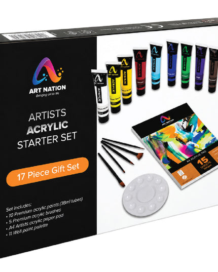 Art Nation Acrylic Paint Starter Set 17 Piece 2