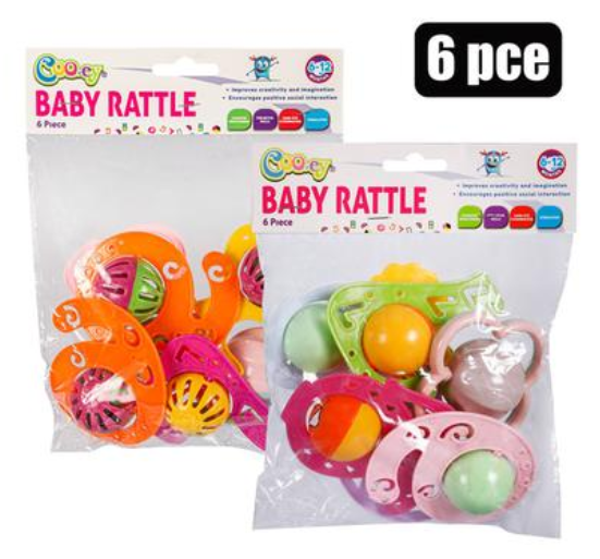 Baby Rattles with colorful rattles