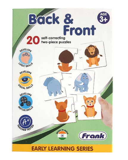 Back & Front 20 Self-Correcting Two-Piece Puzzles 1