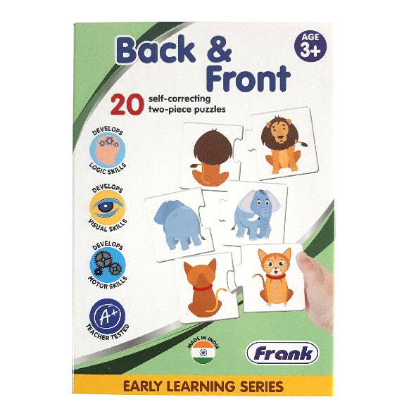 Back & Front 20 Self-Correcting Two-Piece Puzzles 1