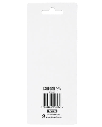 Ballpoint Pen Set Blue 3 Pack - Kenzel 4