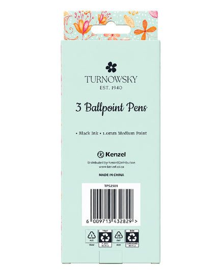 Ballpoint Pens Rose Gold 3 Pack 6