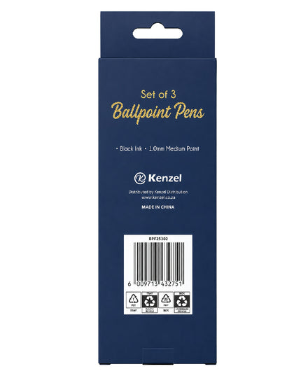 Ballpoint Pens Yellow Gold Fruit Salad 3 Pack 6