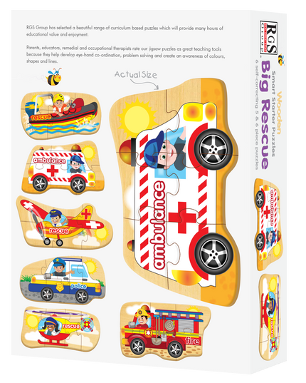 Puzzle - Smart Starter 5&6 pieces Big Rescue