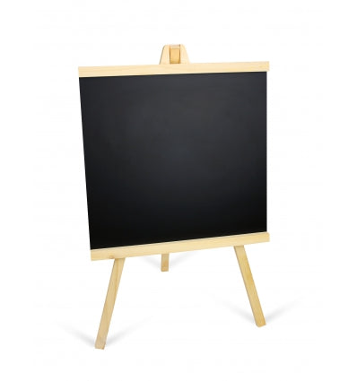Blackboard Wood on stand 50cm x 50cm