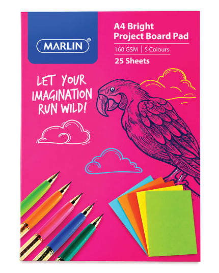 Board Pad Bright Assorted - 25 sheet, 160g 2