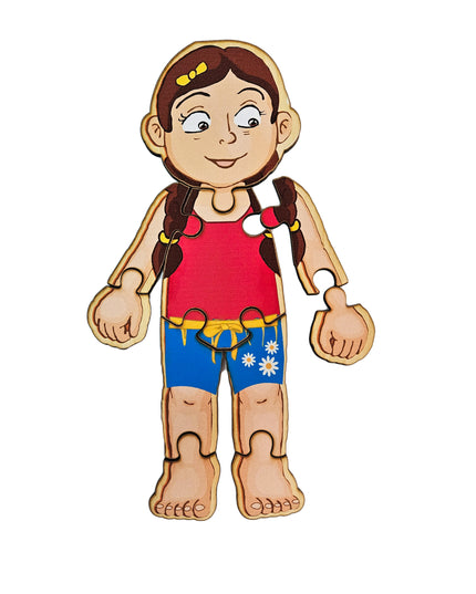 Body Awareness Puzzle 10 piece - Sophia