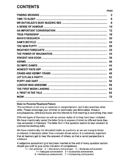 Book - Comprehension Workbook 5 4