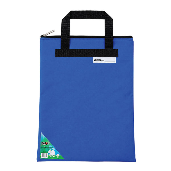 Book Carry Bag Nylon Blue 2