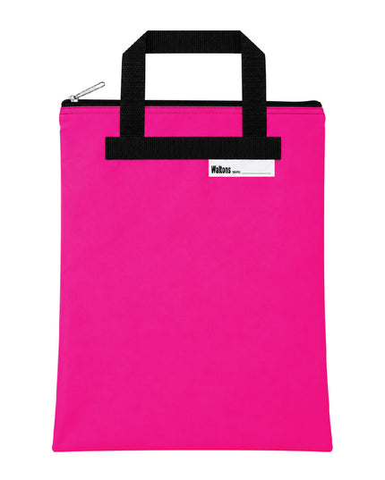 Book Carry Bag Nylon Pink 2