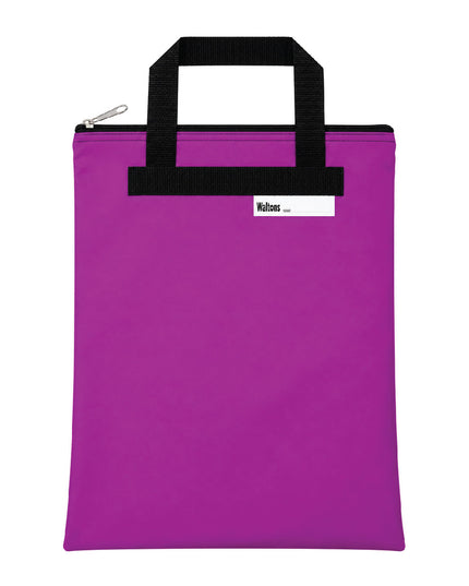 Book Carry Bag Nylon Purple 2