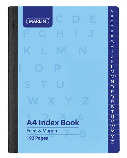 Book Index 192 Pages A5 A-Z 2