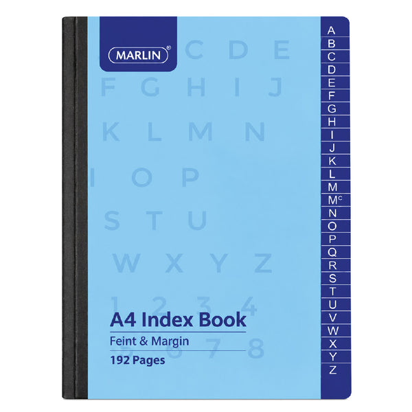 Book Index 192 Pages A5 A-Z 2