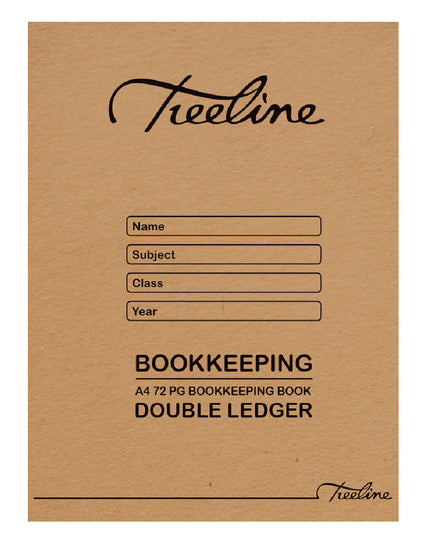 Bookkeeping A4 72pg Double Ledger - code 12393 2
