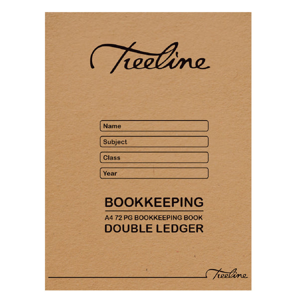 Bookkeeping A4 72pg Double Ledger - code 12393 2