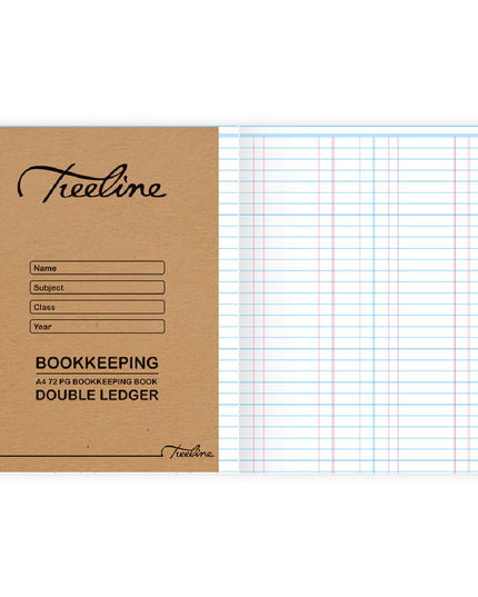 Bookkeeping A4 72pg Double Ledger - code 12393 4