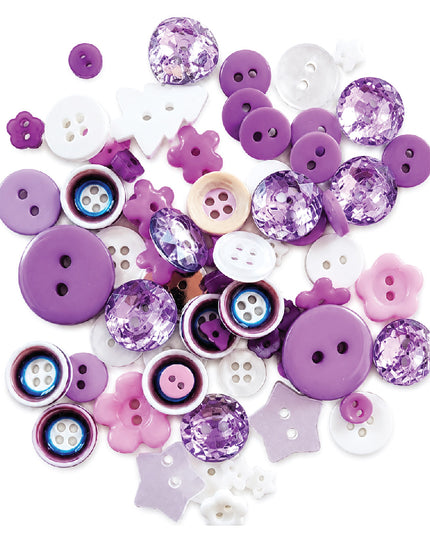 Buttons LILAC MIX 12g 2