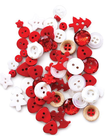 Buttons RED MIX 12g 4