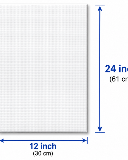 Canvas Panel 12x24 Inch - (30x61cm)