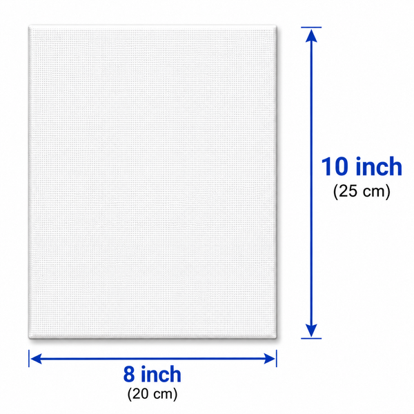 Canvas Panel 8x10 Inch - (20x25cm)