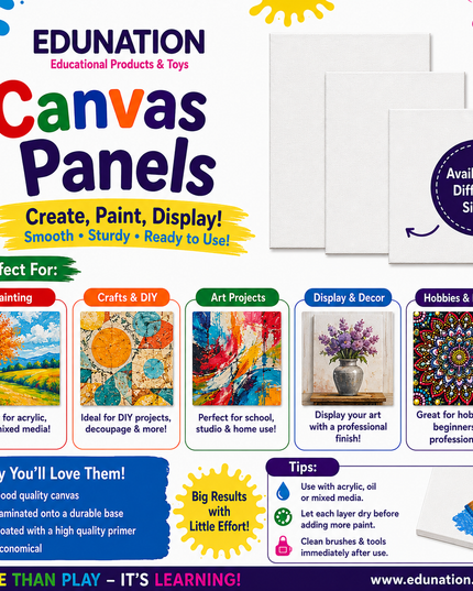 Canvas Panel 6/12 - (15x30)cm