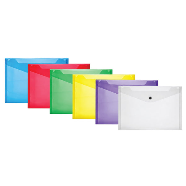 Carry Folder A4 Assorted 6 Pack 2