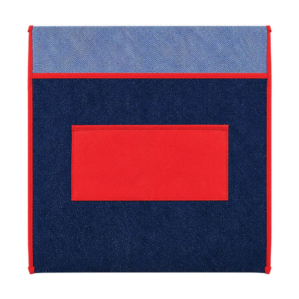 Chair Bag Denim - 385x485mm - Red 2