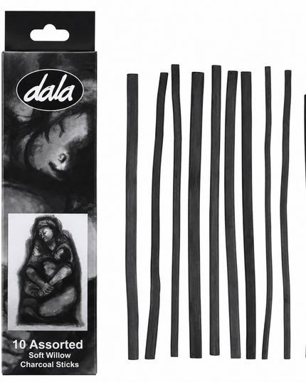 Charcoal Sticks - Assorted 10 Piece