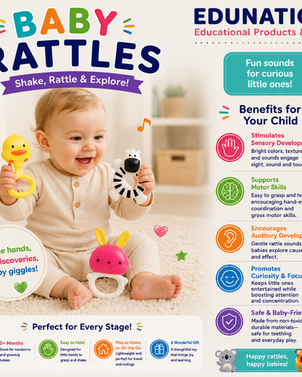 Baby Rattle Set of 3