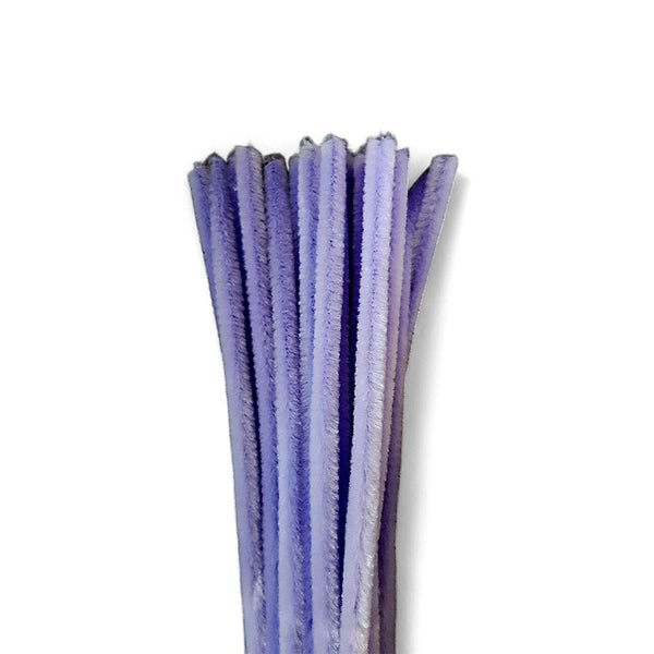 Chenille Sticks LILAC 6mm 20 p/p