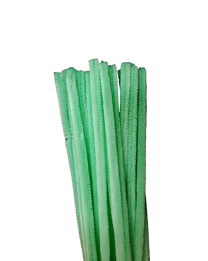 Chenille Sticks MINT 6mm 20 p/p