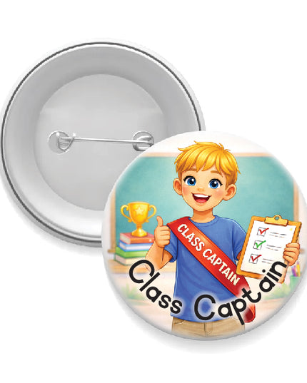 Classroom Badge - Class Captain Boy