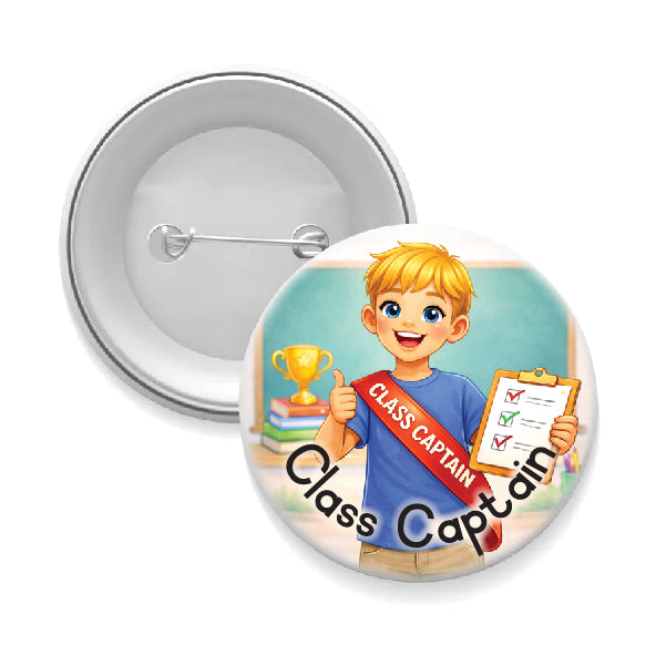 Classroom Badge - Class Captain Boy