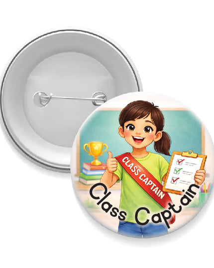 Classroom Badge - Class Captain Girl