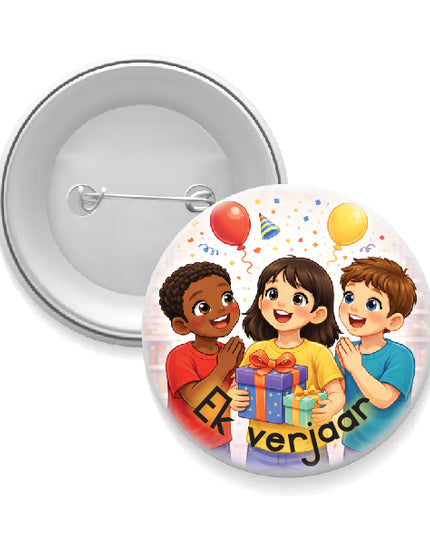 Classroom Badge - Ek verjaar