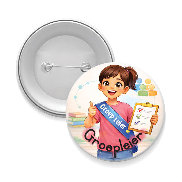 Classroom Badge - Groepleier Dogter
