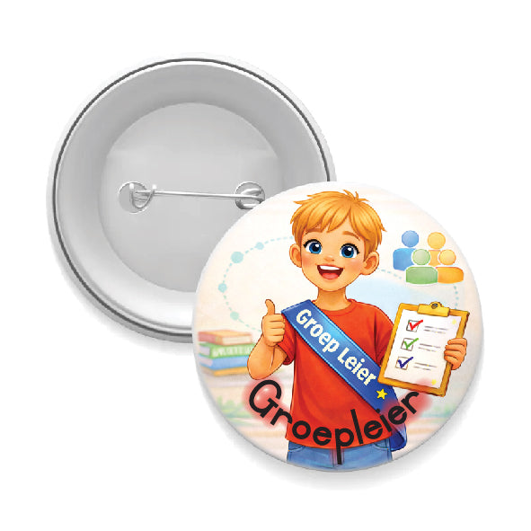 Classroom Badge - Groepleier Seun