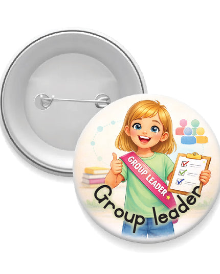 Classroom Badge - Group Leader Girl