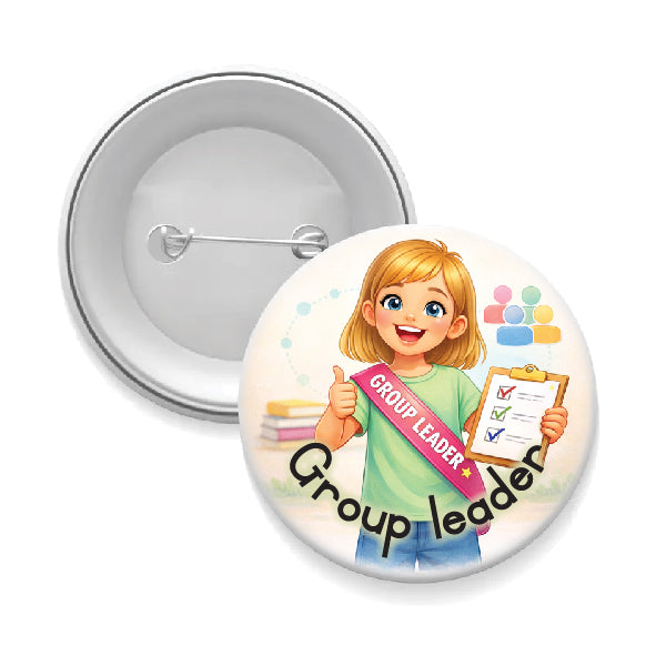 Classroom Badge - Group Leader Girl