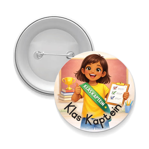 Classroom Badge - Klas Kaptein Dogter