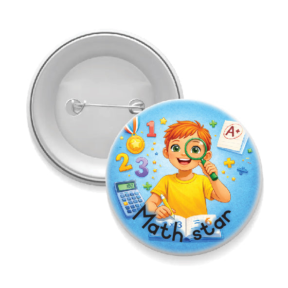 Classroom Badge - Maths Star