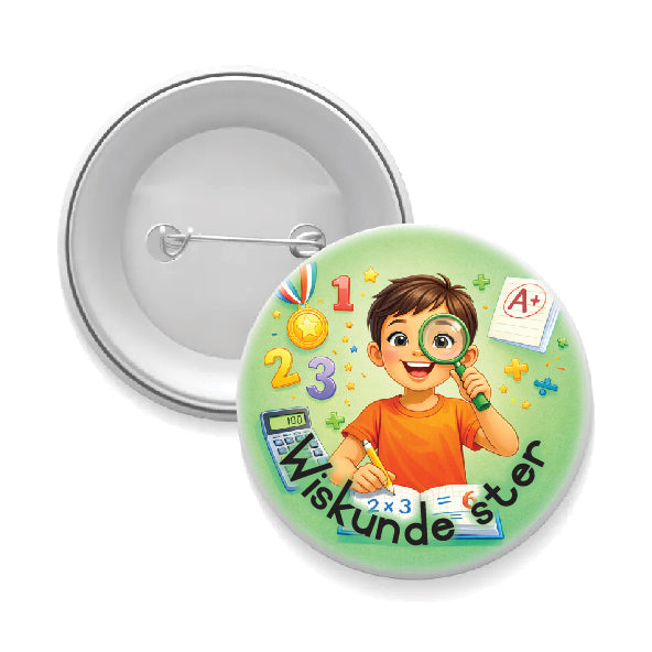 Classroom Badge - Wiskunde ster