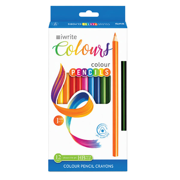 Colour Pencils 12's + HB - iWrite 1