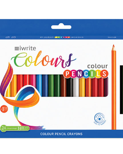 Colour Pencils 24's + HB - iWrite 1