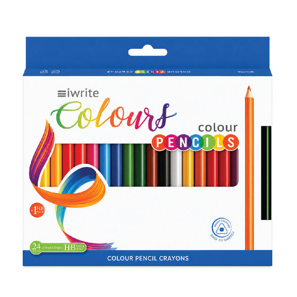Colour Pencils 24's + HB - iWrite 1