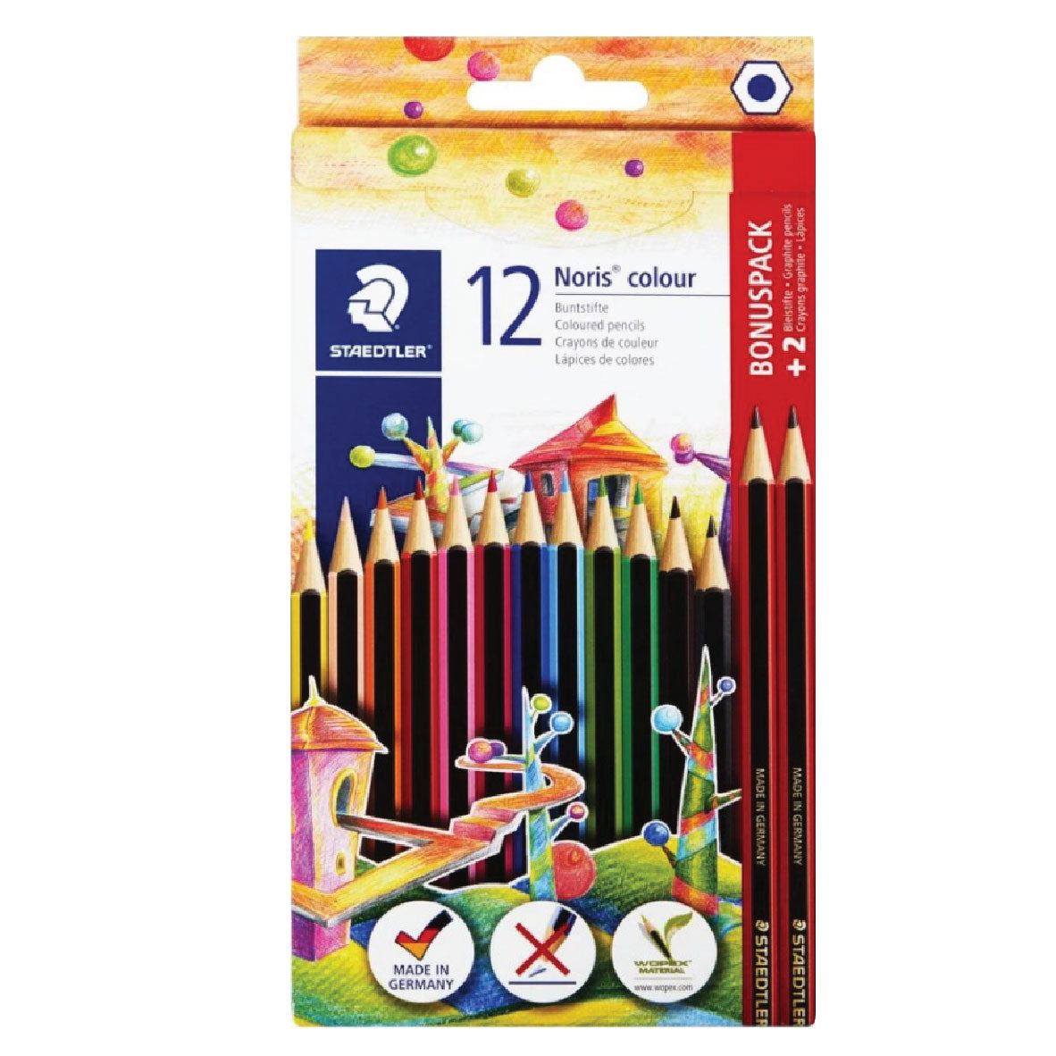 Pencils Coloured Norris Club Staedtler 12's Edunation South Africa