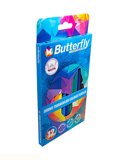 Colouring Pencils Jumbo 12's Butterfly 2